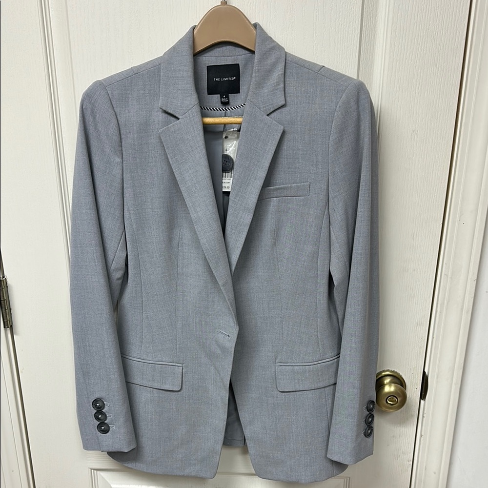 The Limited Light Gray Blazer